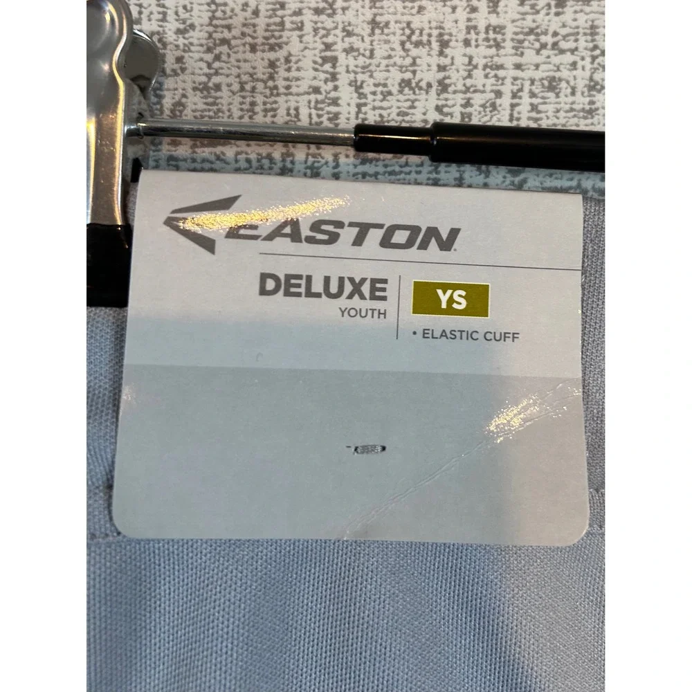 Easton Deluxe Youth Baseball Pants Grey Elastic Cuff Boys Size YS New‎ With Tags